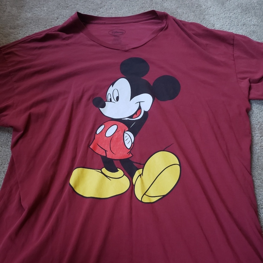 Mickey Mouse Vneck tshirt size Xl